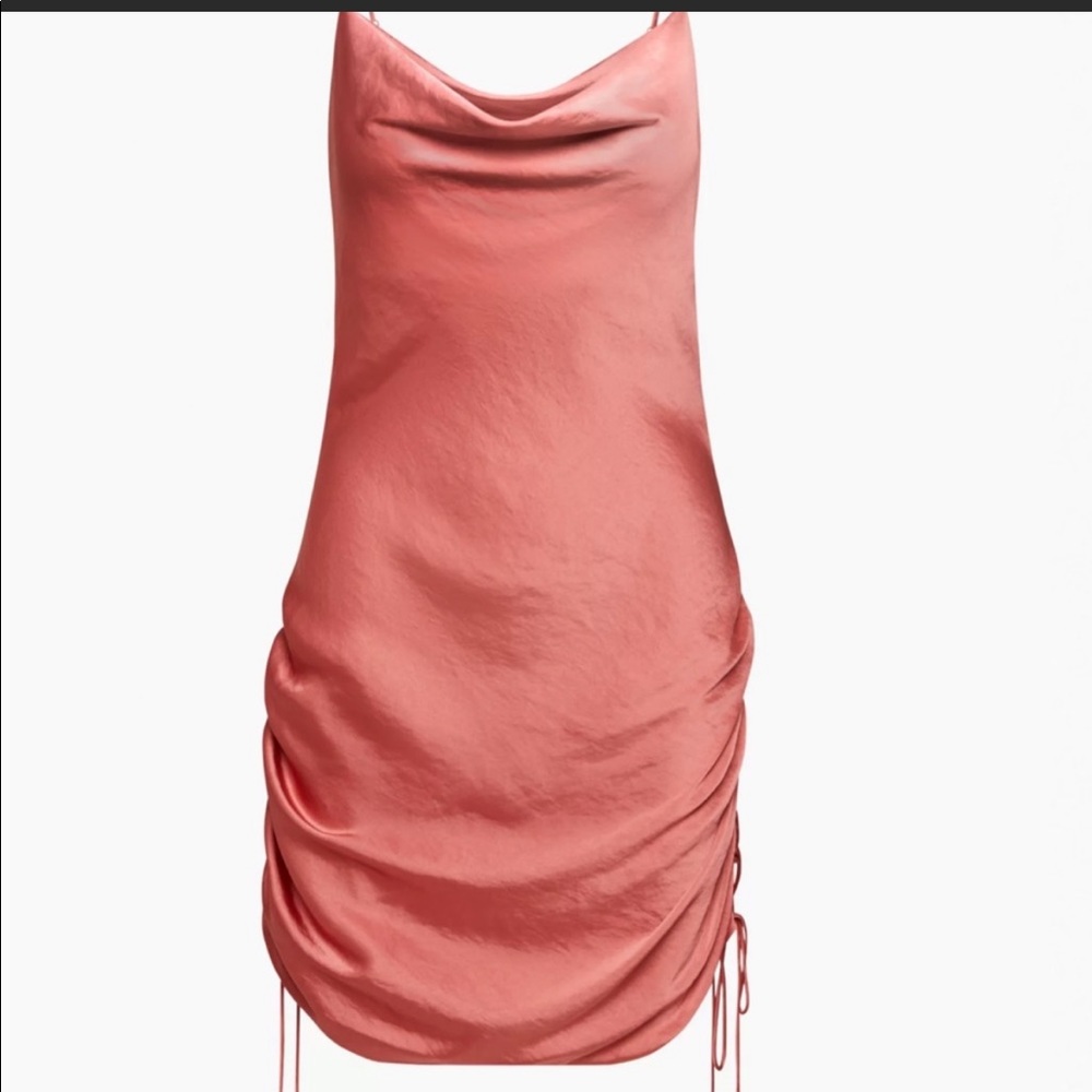 ARITZIA 2022 ruched slip dress (worn ONCE!)